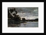 The River Bank, 1866. by Charles François Daubigny