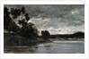 The River Bank, 1866. by Charles François Daubigny