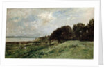 The Seashore near Villerville, 1875. by Charles François Daubigny