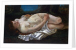 Reclining Woman, 1865. by Gustave Courbet