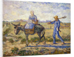 Morning: Going out to Work, 1890. by Vincent van Gogh