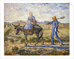 Morning: Going out to Work, 1890. by Vincent van Gogh
