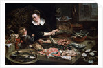 A Fishmongers Shop, c1616-1618. by Frans Snyders
