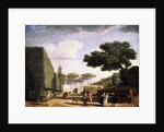 View in the Park of the Villa Pamphili in Rome, 1749. by Claude-Joseph Vernet