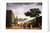 View in the Park of the Villa Pamphili in Rome, 1749. by Claude-Joseph Vernet