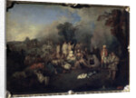 Bivouac, c1710 by Jean-Antoine Watteau