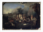Bivouac, c1710 by Jean-Antoine Watteau