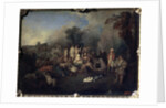 Bivouac, c1710 by Jean-Antoine Watteau
