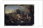 Bivouac, c1710 by Jean-Antoine Watteau