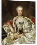 Portrait of Countess Ekaterina Golitsyna, 1759. by Louis Michel van Loo