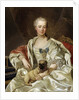 Portrait of Countess Ekaterina Golitsyna, 1759. by Louis Michel van Loo