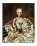 Portrait of Countess Ekaterina Golitsyna, 1759. by Louis Michel van Loo