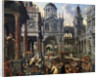 The Queen of Sheba before Solomon, 1601. by Hans Vredeman de Vries
