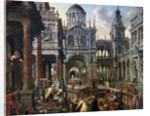 The Queen of Sheba before Solomon, 1601. by Hans Vredeman de Vries