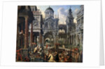 The Queen of Sheba before Solomon, 1601. by Hans Vredeman de Vries