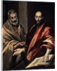 The Apostles St. Peter and St. Paul, 1587-1592. by El Greco
