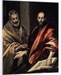 The Apostles St. Peter and St. Paul, 1587-1592. by El Greco