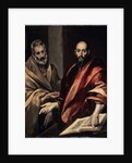 The Apostles St. Peter and St. Paul, 1587-1592. by El Greco