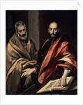 The Apostles St. Peter and St. Paul, 1587-1592. by El Greco