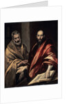 The Apostles St. Peter and St. Paul, 1587-1592. by El Greco