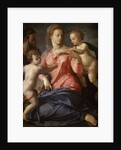 The Holy Family with the young John the Baptist, 1540. by Agnolo Bronzino
