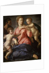The Holy Family with the young John the Baptist, 1540. by Agnolo Bronzino