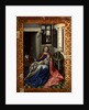 Madonna and Child before a Fireplace, 1430s. by Robert Campin