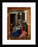 Madonna and Child before a Fireplace, 1430s. by Robert Campin