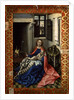 Madonna and Child before a Fireplace, 1430s. by Robert Campin
