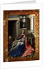 Madonna and Child before a Fireplace, 1430s. by Robert Campin