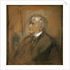Portrait of the composer Richard Wagner', (1813-1883) by Franz von Lenbach