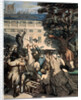 Camille Desmoulins in the Palais Royal Gardens, 1848-1849. by Honoré Daumier