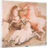 Fighting Horses, c1550-1600 by Unknown Old Master
