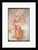 Study of the heads, c1527 by Parmigianino