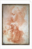 Study of the heads, c1527 by Parmigianino