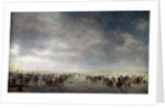 Ice Skaters, 1641. by Jan van Goyen