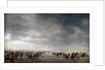 Ice Skaters, 1641. by Jan van Goyen