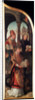 The Annunciation, (Triptych, side panel), 1517. by Jean Bellegambe