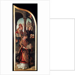 The Annunciation, (Triptych, side panel), 1517. by Jean Bellegambe