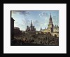 The Red Square in Moscow, 1801. by Fyodor Yakovlevich Alexeev