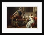Socrates and Alcibiades at Aspasia, 1801. by Nicolas Andre Monsiau