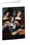 Musicians, 1530s-1540s by Unknown Old Master