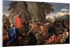 Moses Striking Water from the Rock, 1649. by Nicolas Poussin
