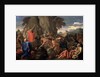 Moses Striking Water from the Rock, 1649. by Nicolas Poussin