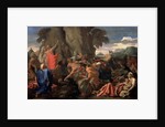 Moses Striking Water from the Rock, 1649. by Nicolas Poussin