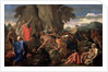 Moses Striking Water from the Rock, 1649. by Nicolas Poussin