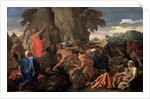 Moses Striking Water from the Rock, 1649. by Nicolas Poussin
