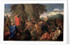Moses Striking Water from the Rock, 1649. by Nicolas Poussin