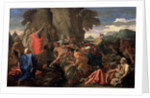 Moses Striking Water from the Rock, 1649. by Nicolas Poussin