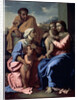The Holy Family with John the Baptist and Saint Elizabeth, 1644-1655. by Nicolas Poussin